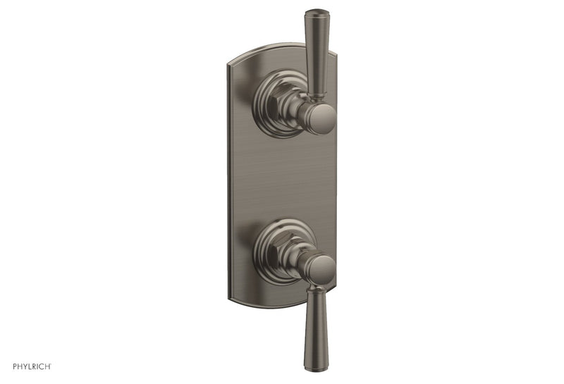 Phylrich HEX TRADITIONAL 1/2" Thermostatic Valve with Volume Control or Diverter Lever Handles