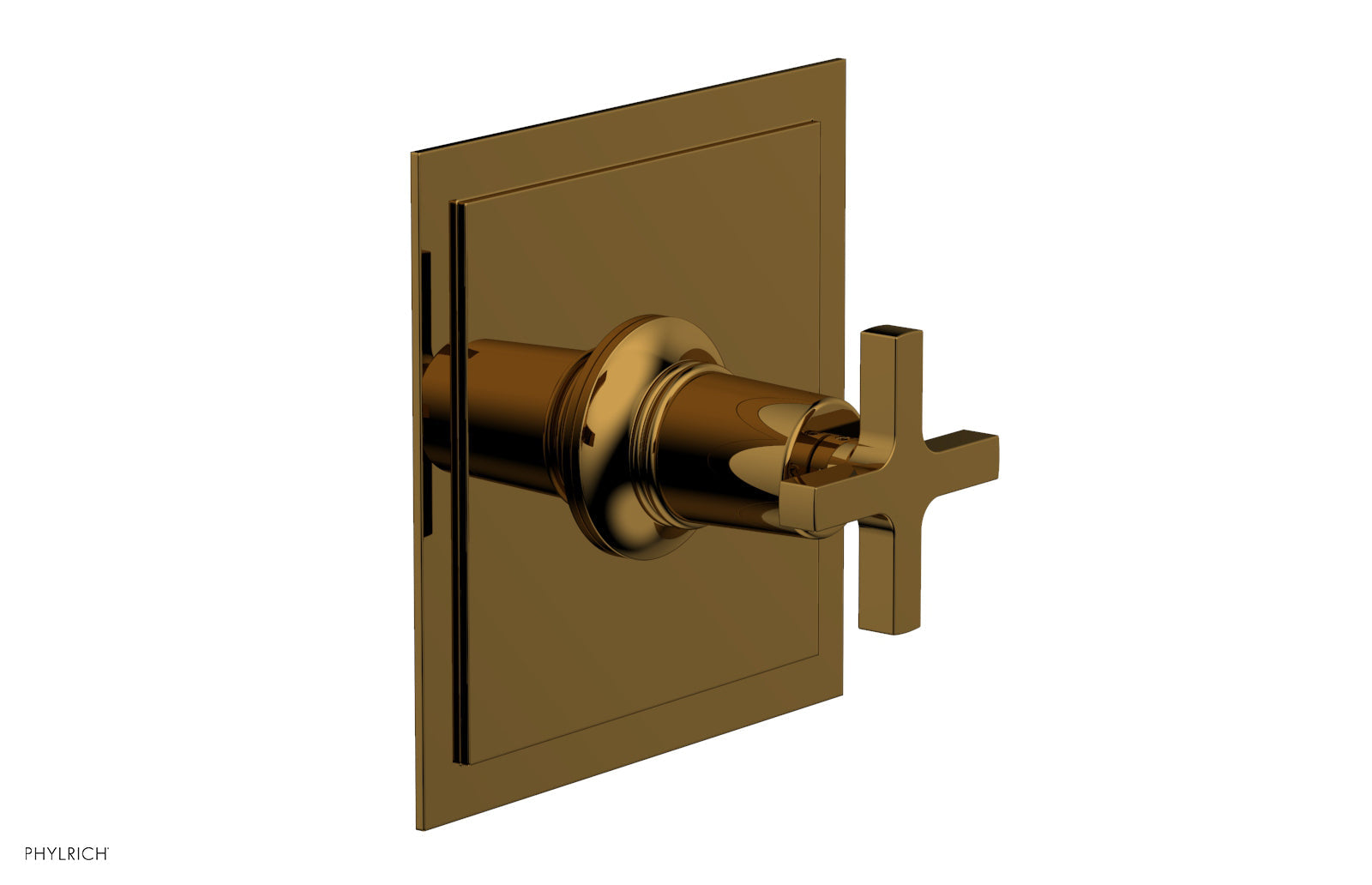 Phylrich HEX MODERN Cross Handle Trim (1/2" or 3/4")