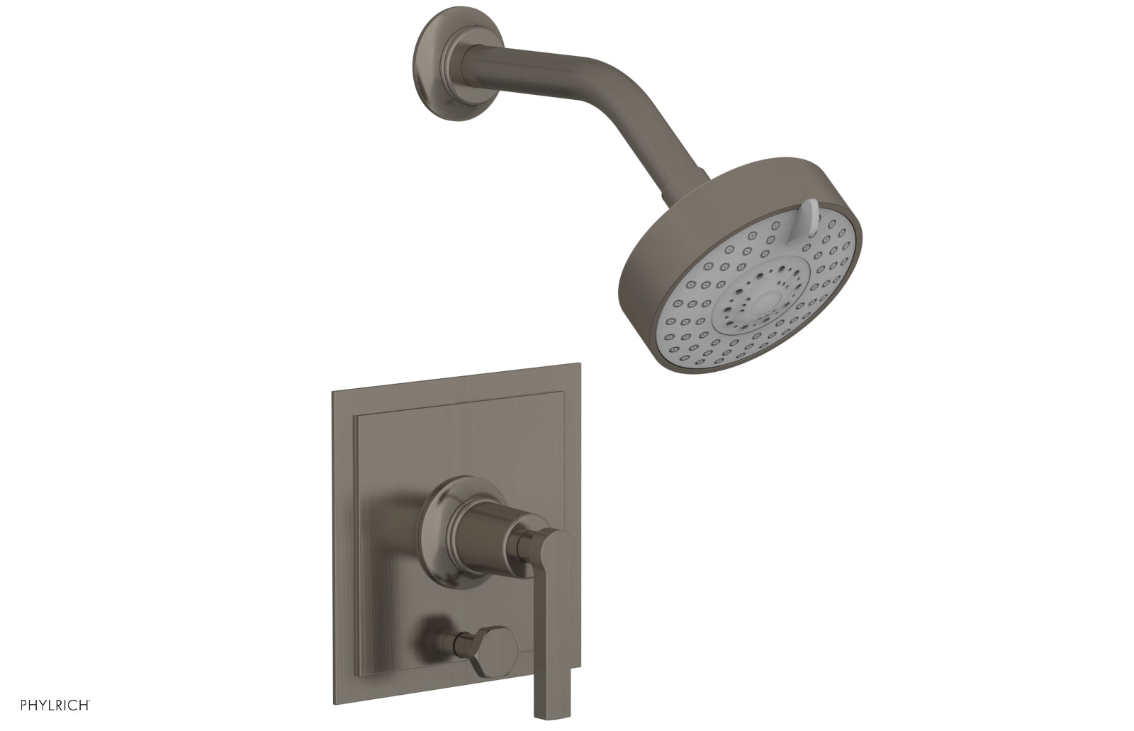 Phylrich HEX MODERN Pressure Balance Shower and Diverter Set Lever Handle (Less Spout)