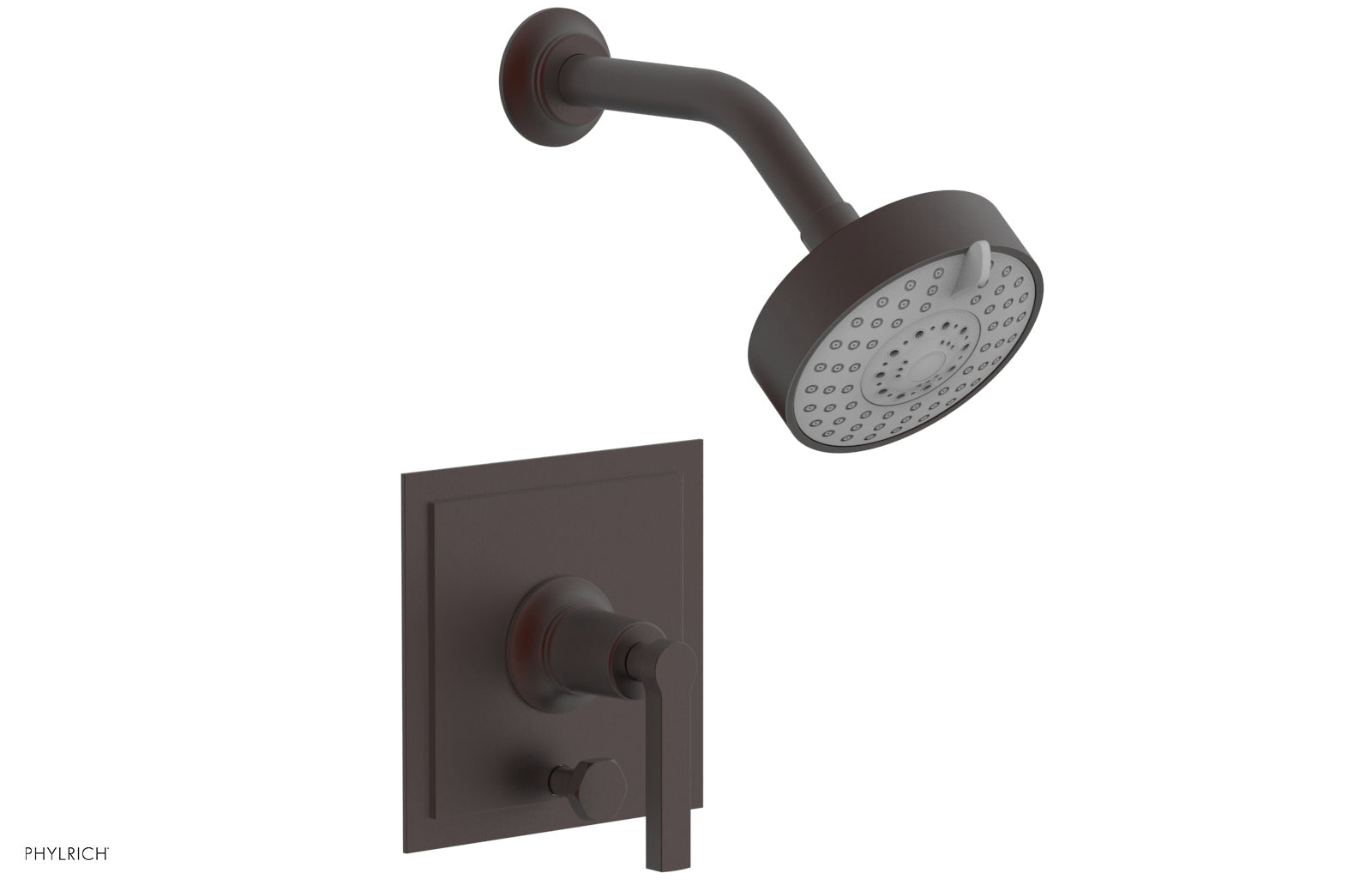 Phylrich HEX MODERN Pressure Balance Shower and Diverter Set Lever Handle (Less Spout)