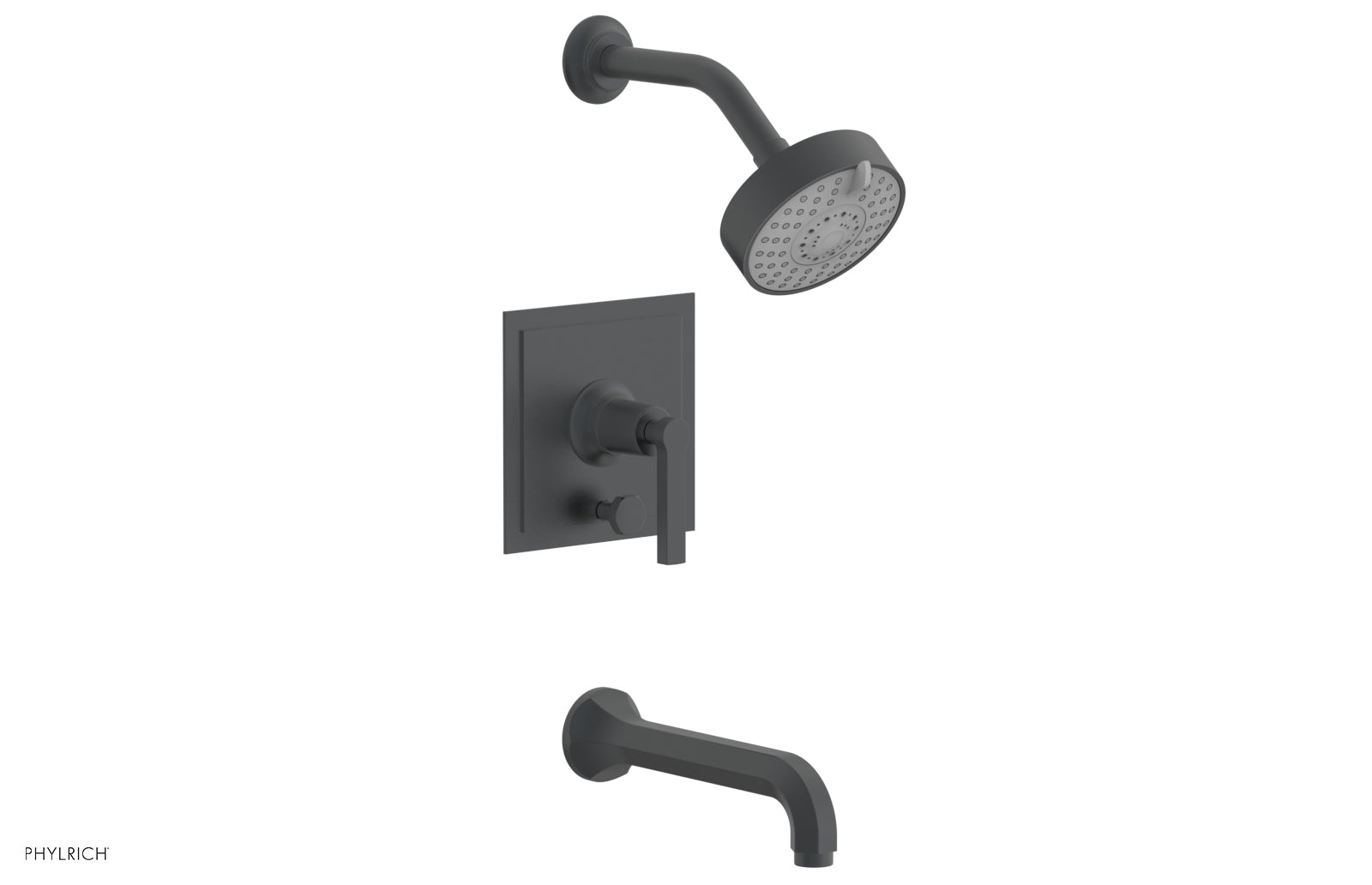Phylrich HEX MODERN Pressure Balance Shower and Diverter Set Lever Handle (Less Spout)