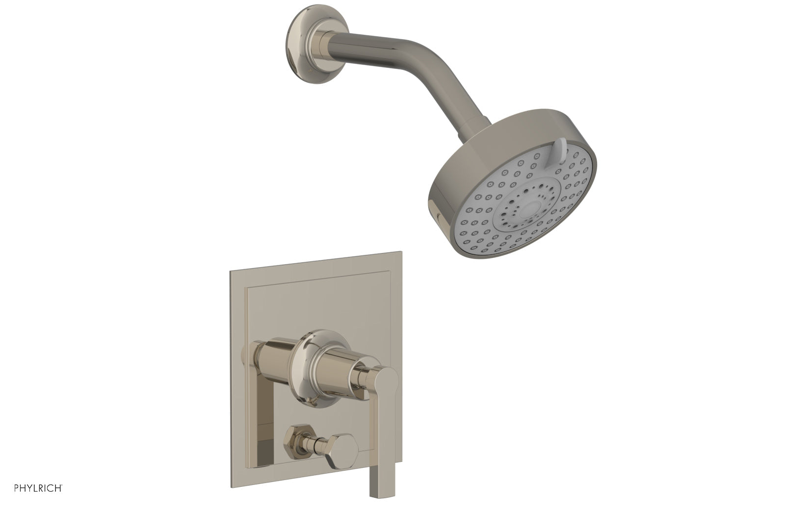 Phylrich HEX MODERN Pressure Balance Shower and Diverter Set Lever Handle (Less Spout)