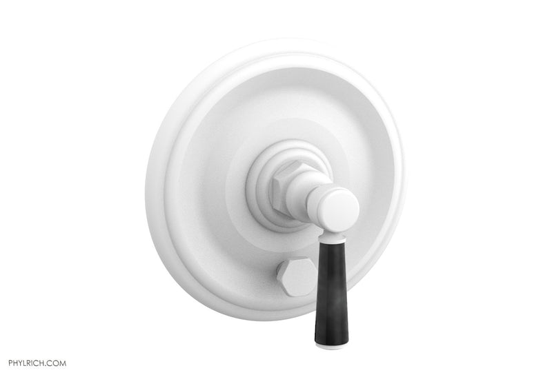 Phylrich HEX TRADITIONAL Pressure Balance Shower Plate with Diverter and Handle Trim Set