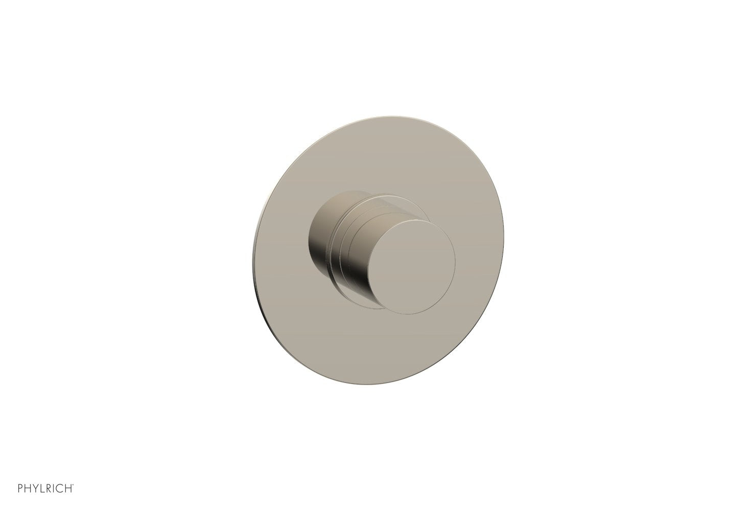 Phylrich BASIC II 1/2" Mini Thermostatic Round Shower Trim Smooth Handle