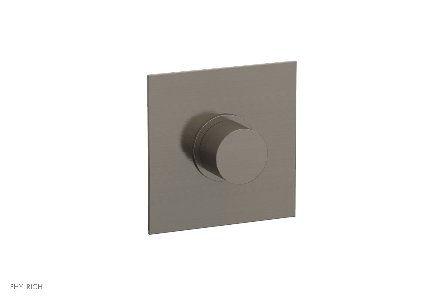 Phylrich BASIC II 1/2" Mini Thermostatic Square Shower Trim Smooth Handle
