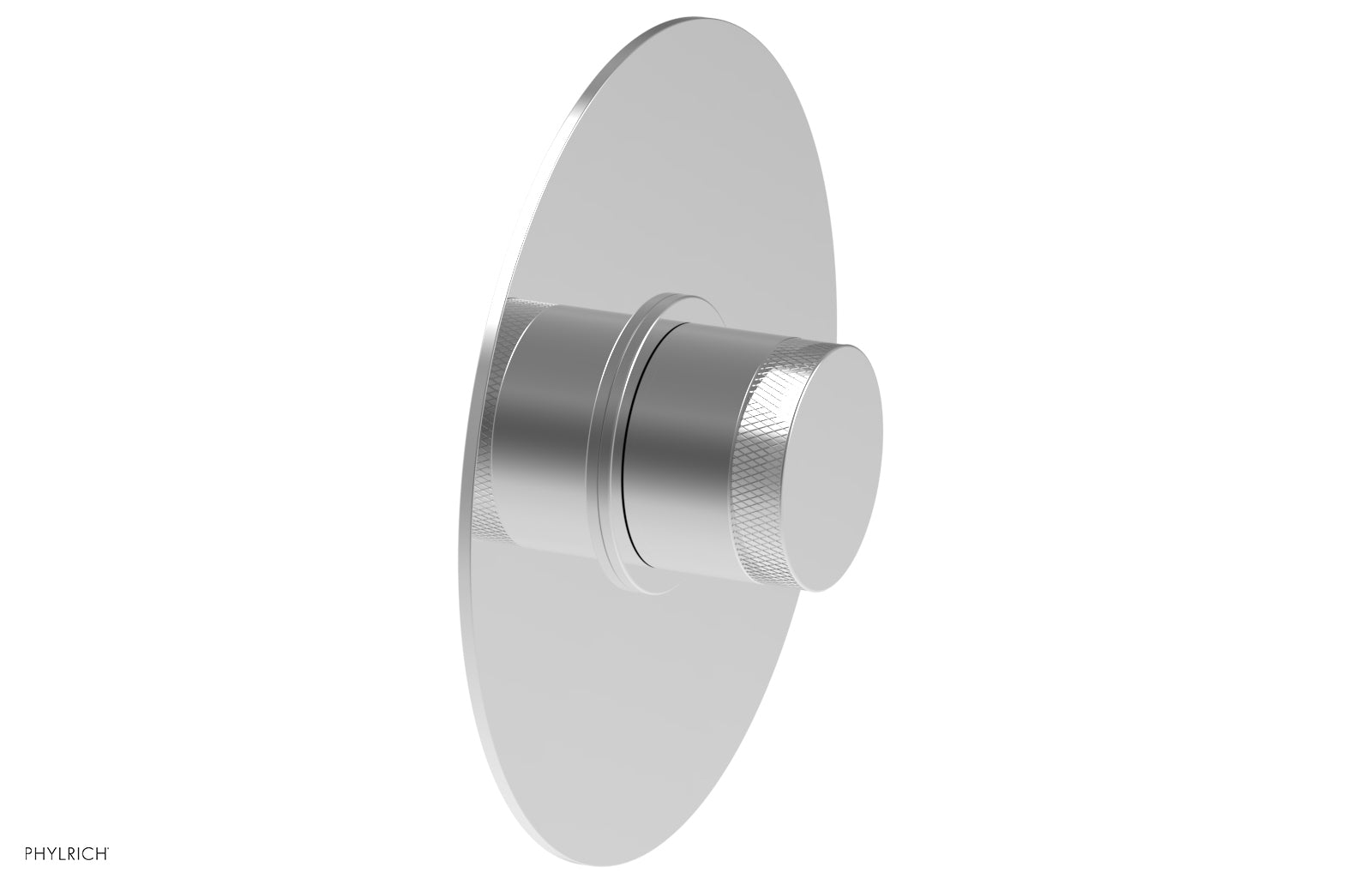 polished chrome shower plate