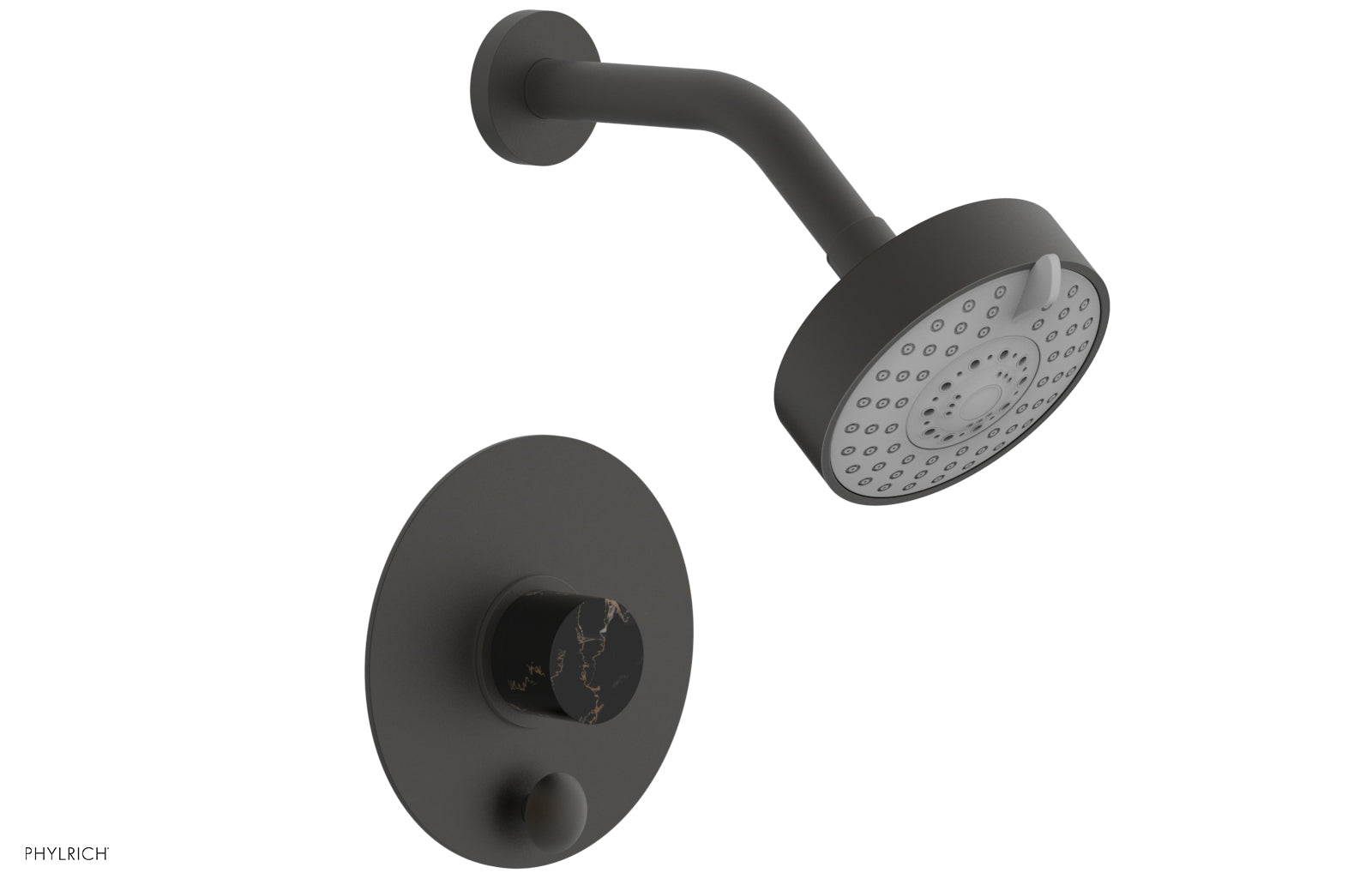 Phylrich BASIC II Pressure Balance Shower and Diverter Set (Less Spout)