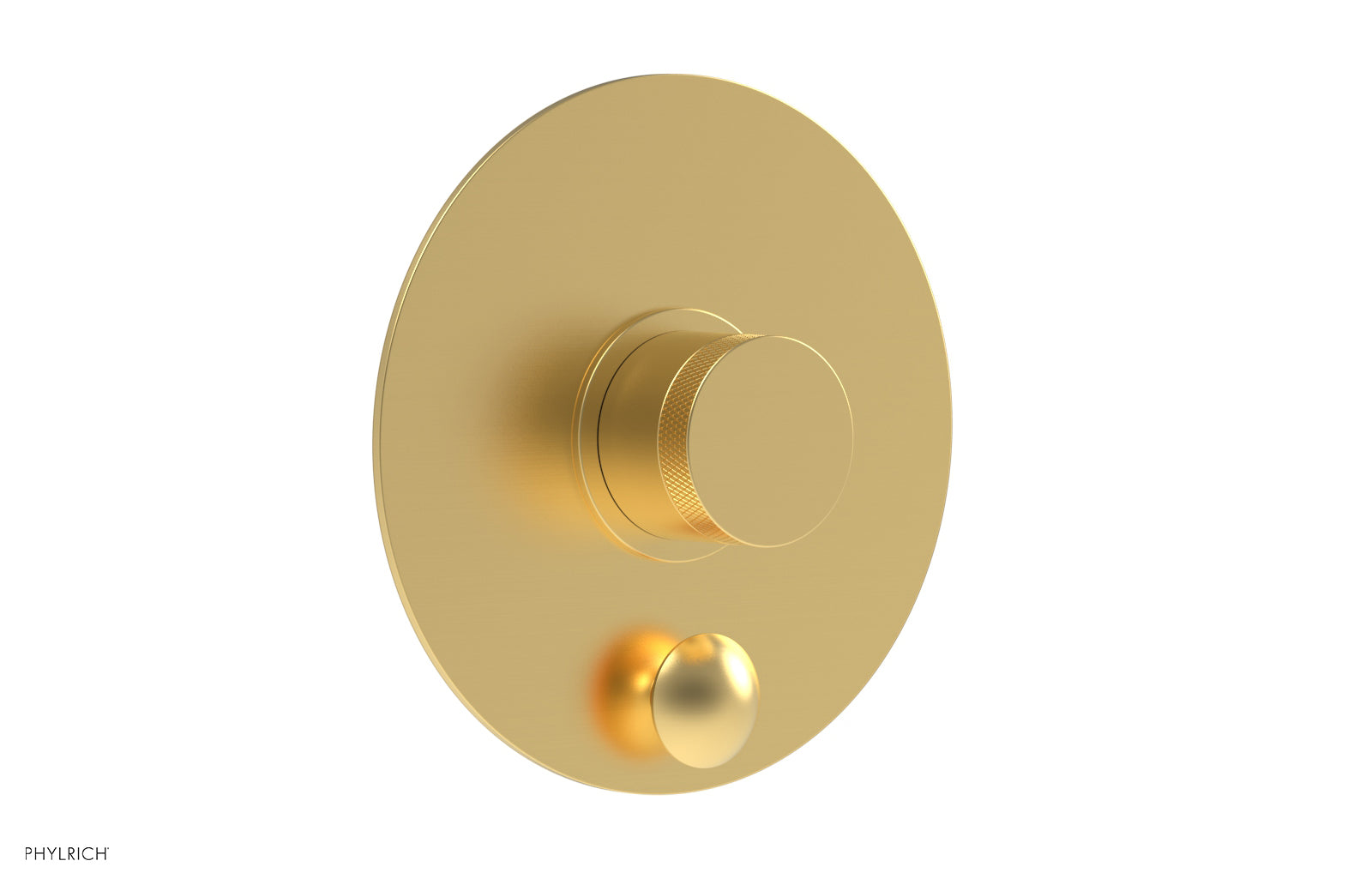 Phylrich BASIC II Pressure Balance Shower Plate with Diverter and Handle Trim Set