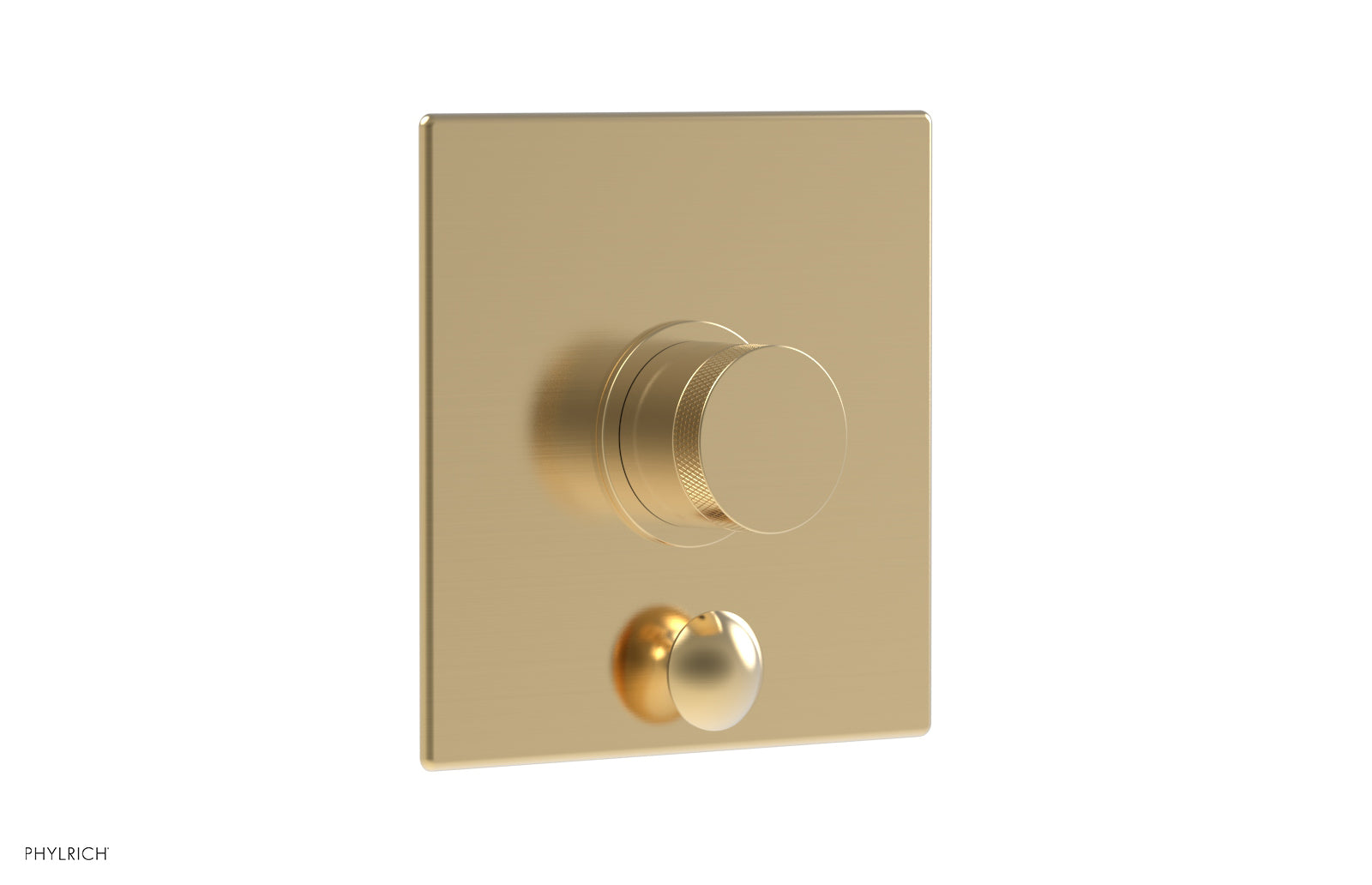 Phylrich BASIC II Pressure Balance Shower Plate with Diverter and Handle Trim Set