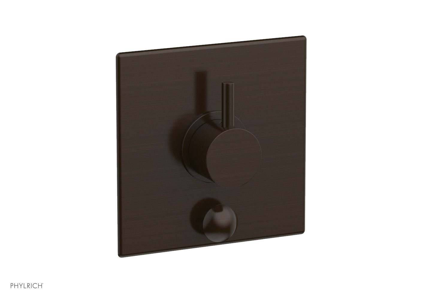 Phylrich BASIC II Pressure Balance Shower Plate with Diverter and Handle Trim Set