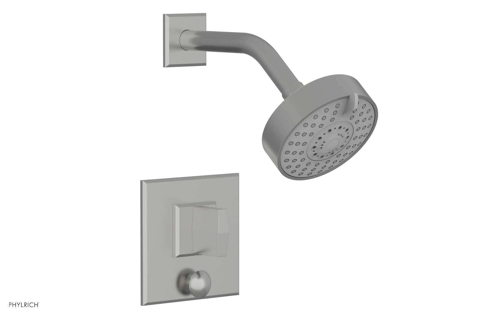 Phylrich DIAMA Pressure Balance Shower and Diverter Set (Less Spout), Blade Handle