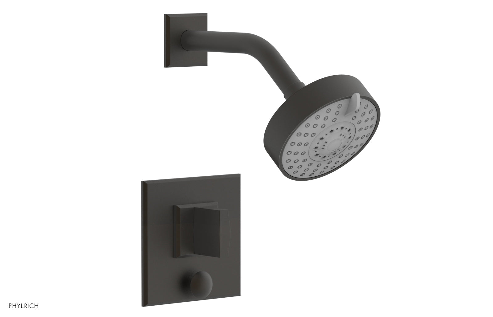 Phylrich DIAMA Pressure Balance Shower and Diverter Set (Less Spout), Blade Handle