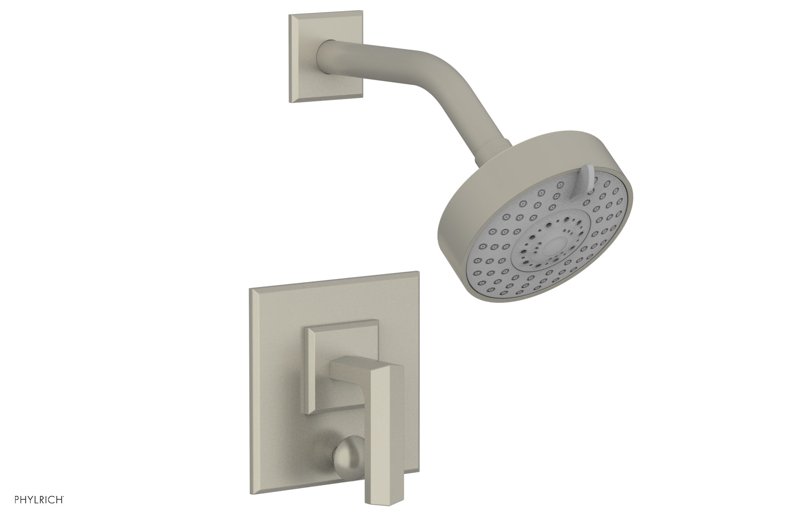 Phylrich DIAMA Pressure Balance Shower and Diverter Set (Less Spout), Lever Handle
