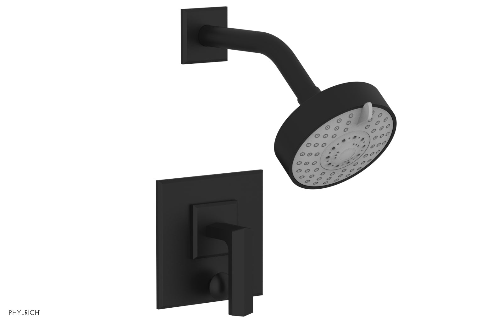 Phylrich DIAMA Pressure Balance Shower and Diverter Set (Less Spout), Lever Handle
