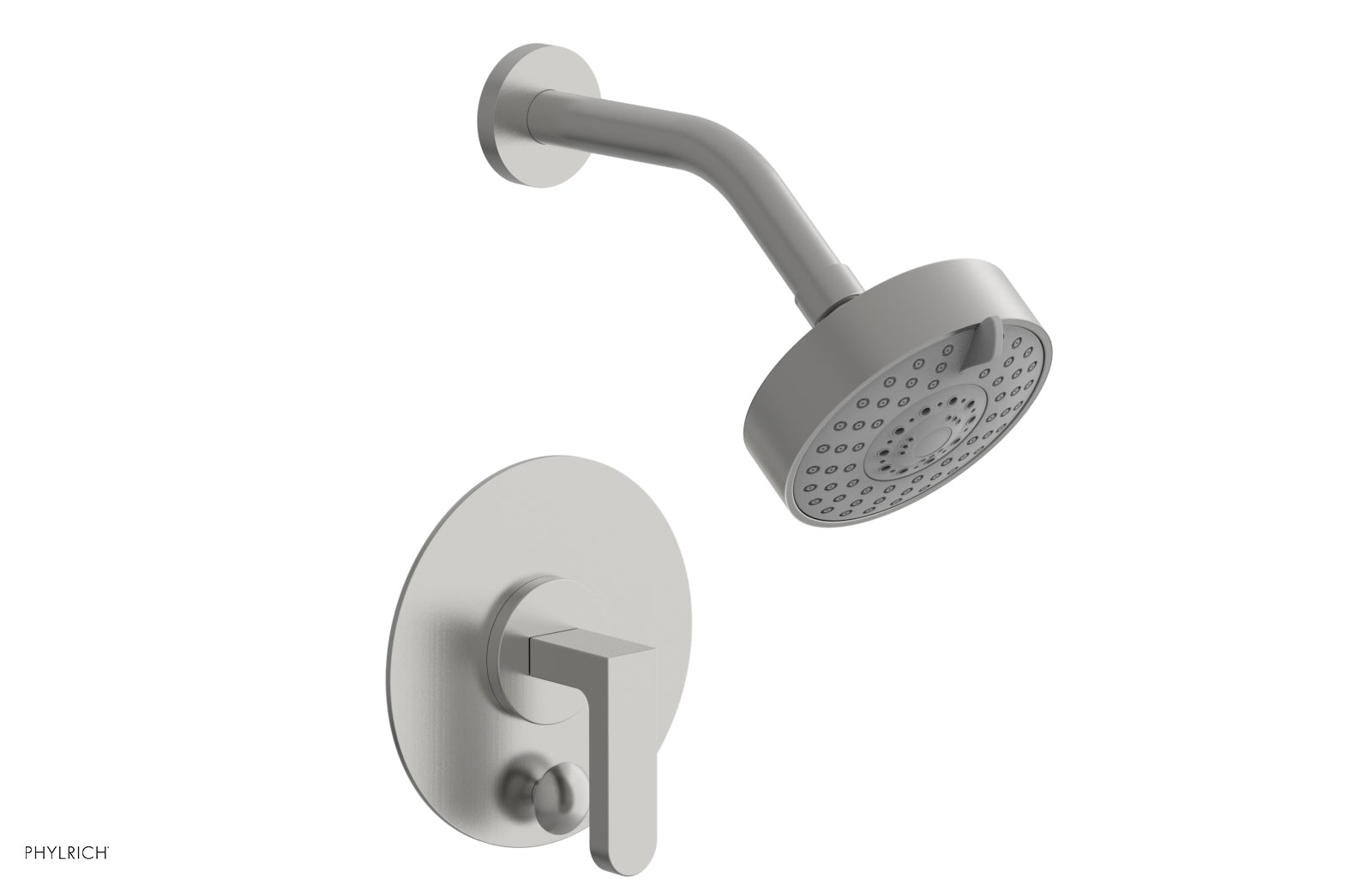Phylrich ROND Pressure Balance Shower and Diverter Set (Less Spout), Lever Handle
