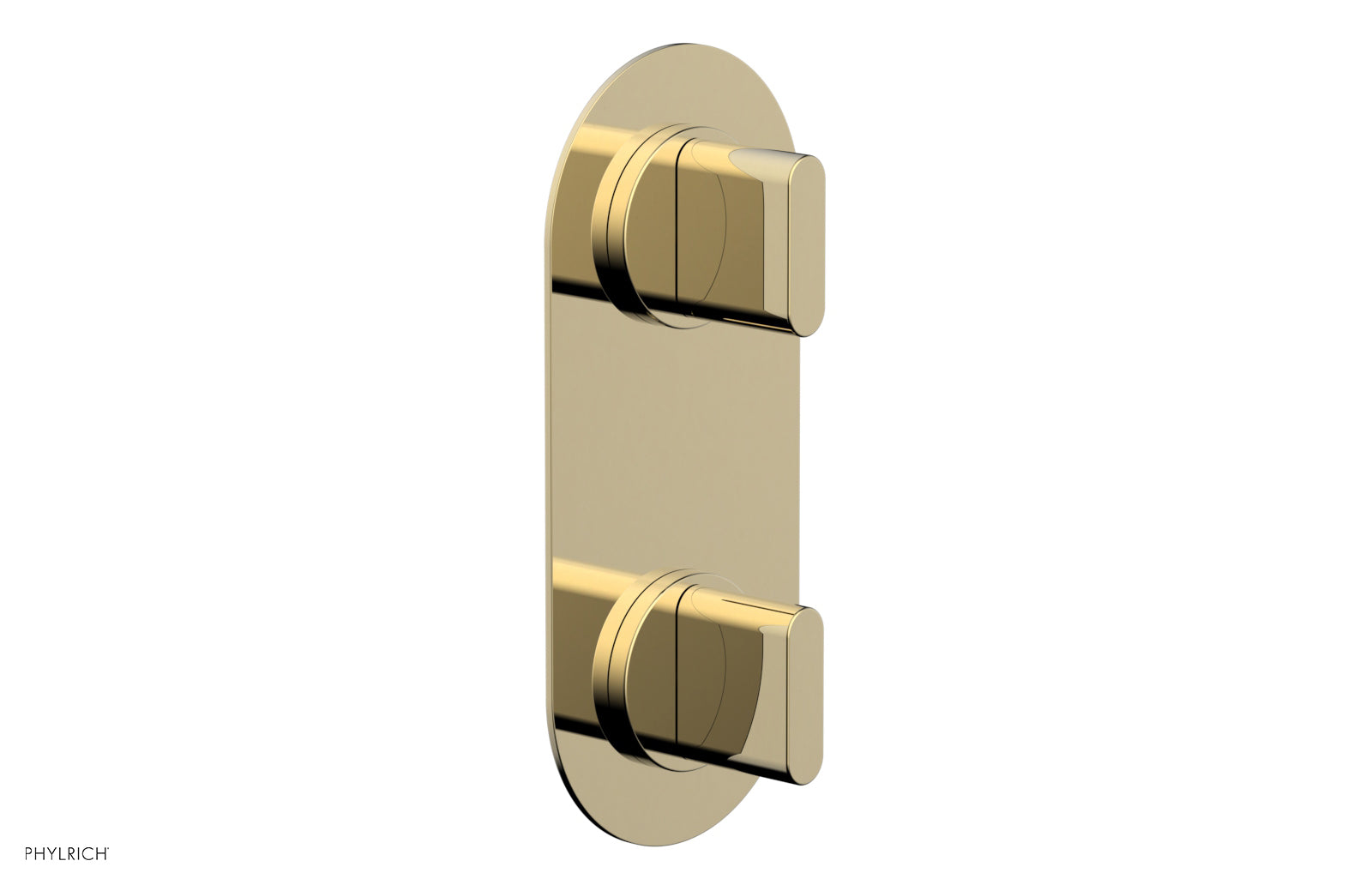 Phylrich ROND 1/2" Thermostatic Valve with Volume Control or Diverter, Blade Handles