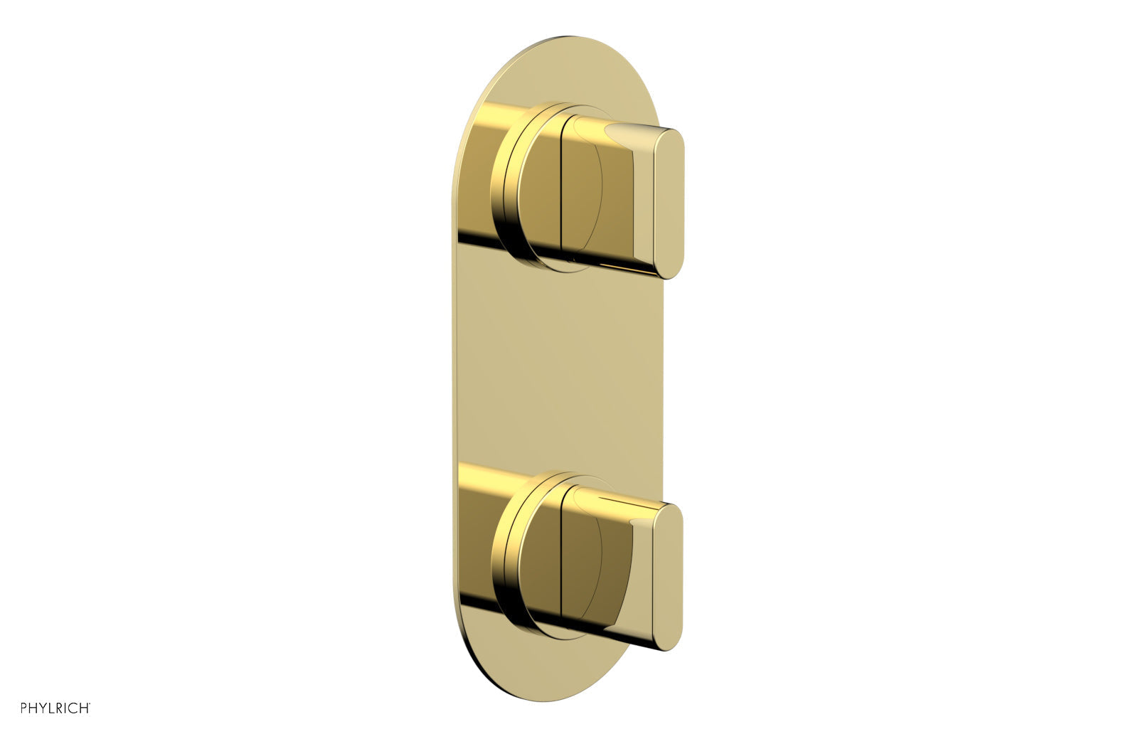Phylrich ROND 1/2" Thermostatic Valve with Volume Control or Diverter, Blade Handles