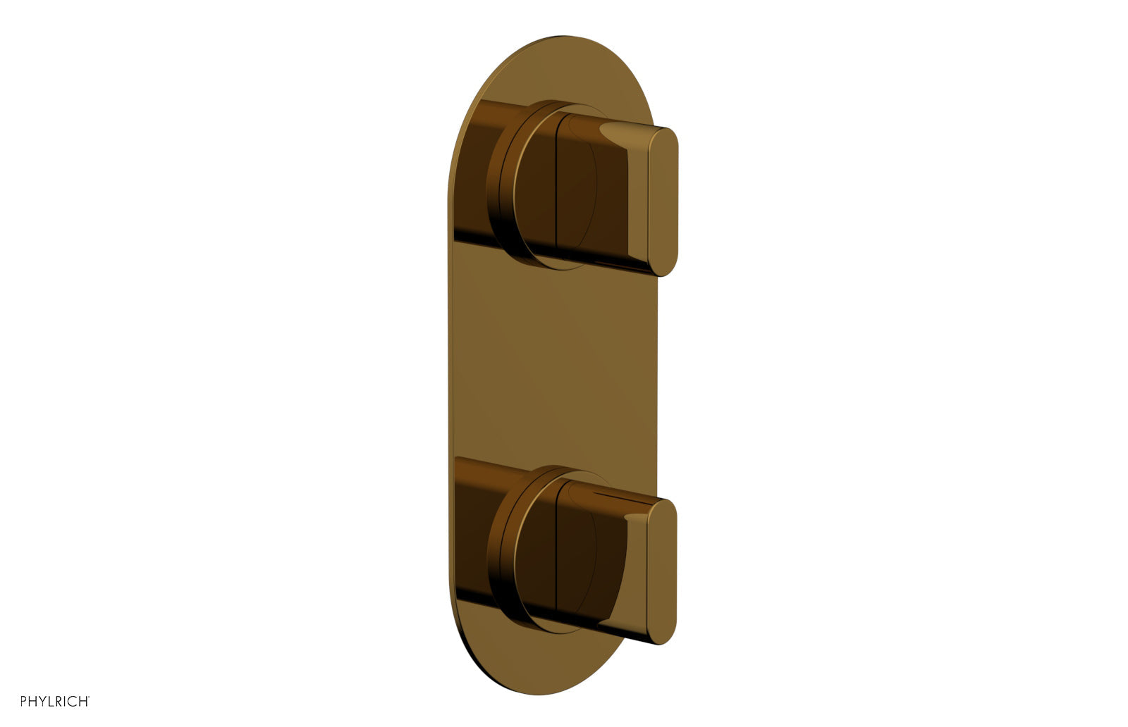 Phylrich ROND 1/2" Thermostatic Valve with Volume Control or Diverter, Blade Handles
