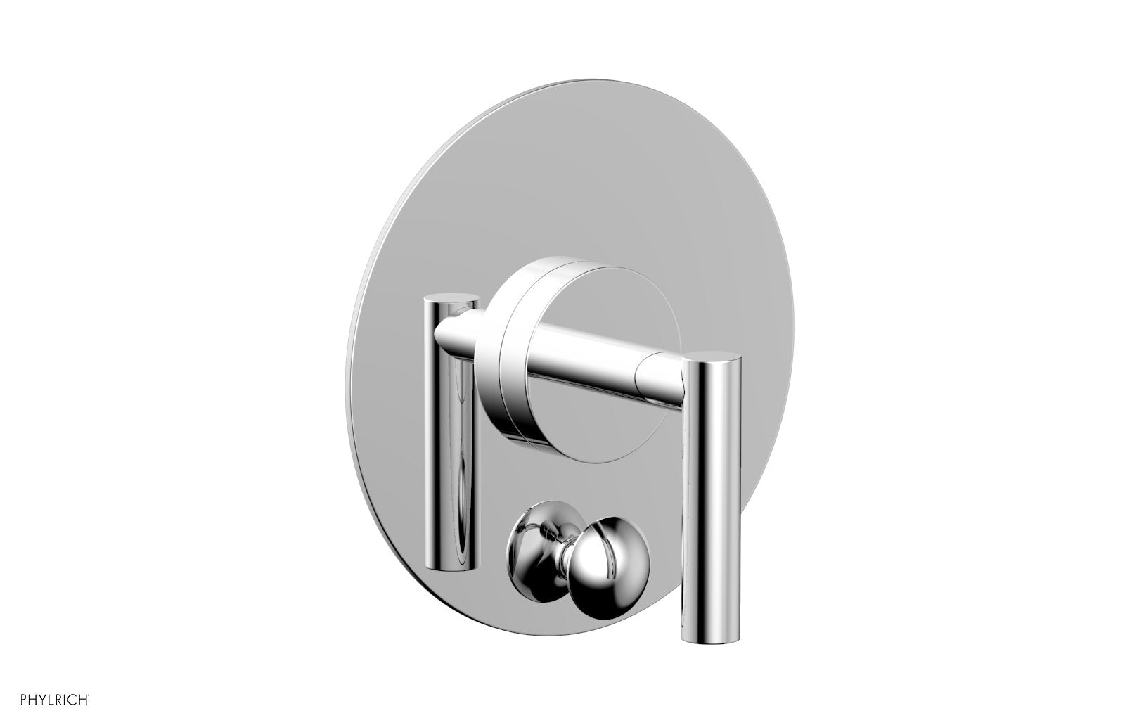 polished chrome shower plate