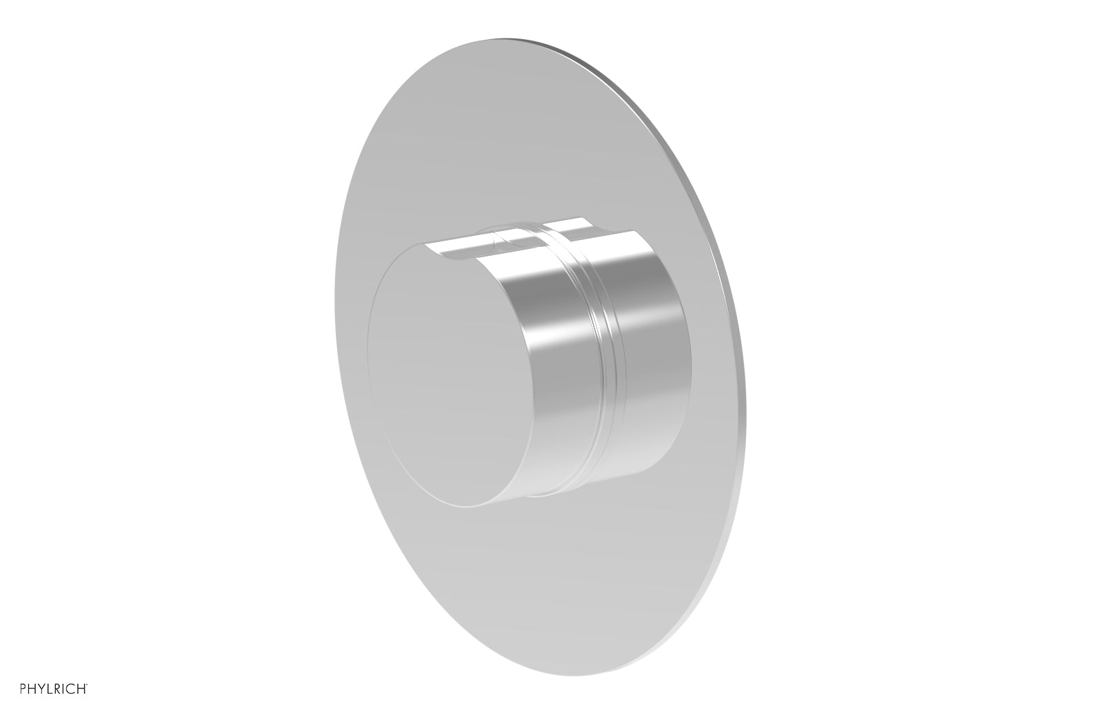 polished chrome shower plate