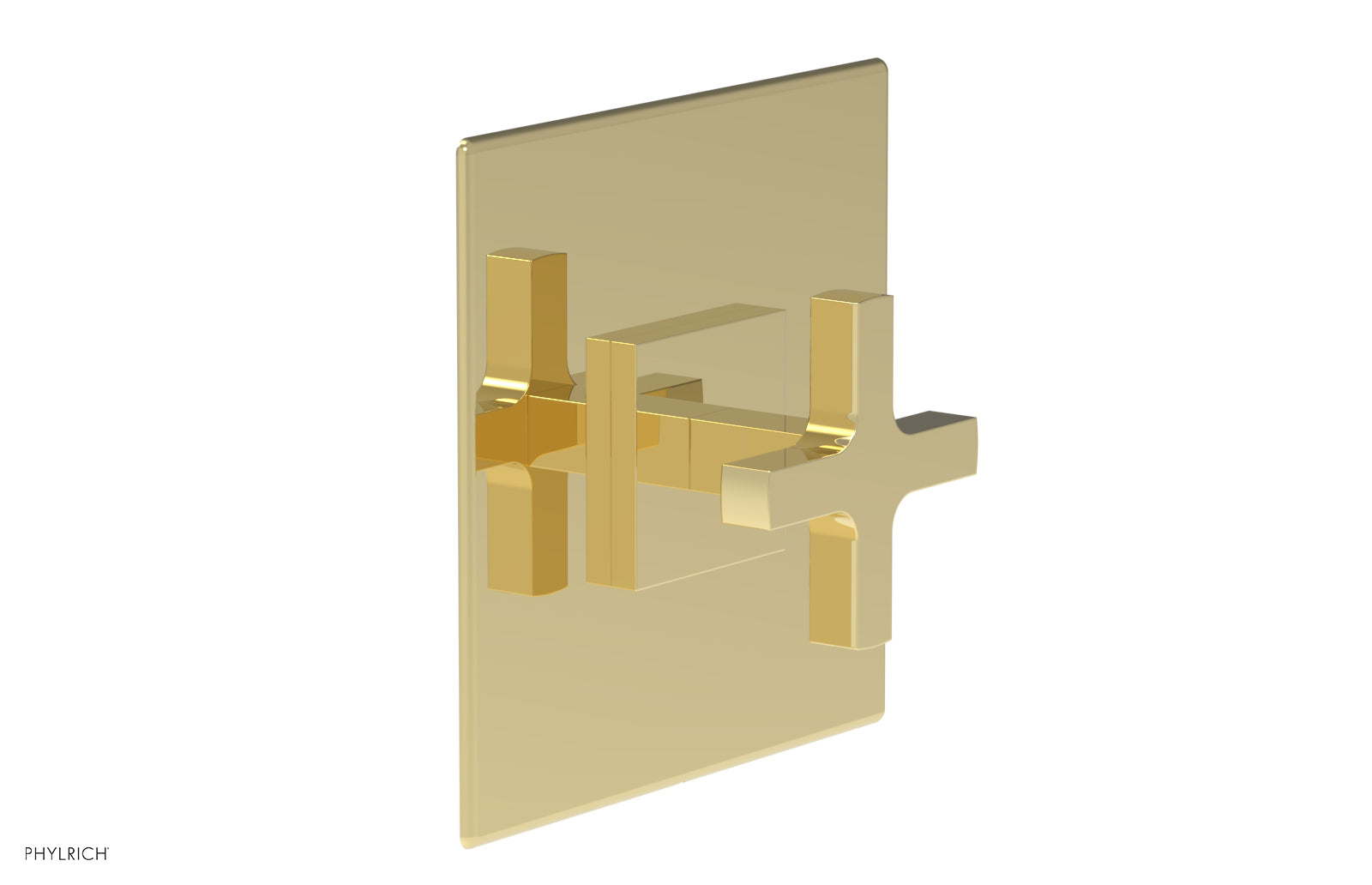 Phylrich CROI Thermostatic Shower Trim, Cross Handle