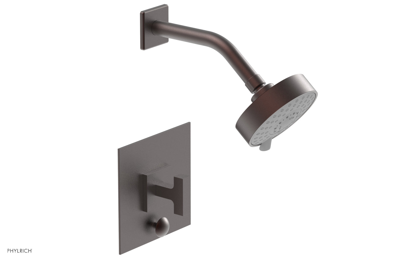 Phylrich CROI Pressure Balance Shower and Diverter Set (Less Spout), Lever Handle