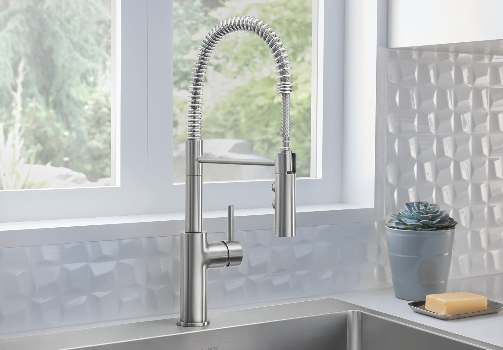 chrome faucet