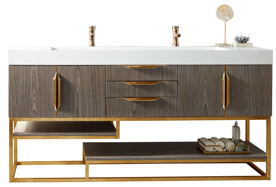 ash gray vanity