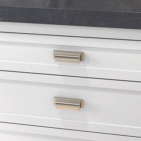 satin nickel pull