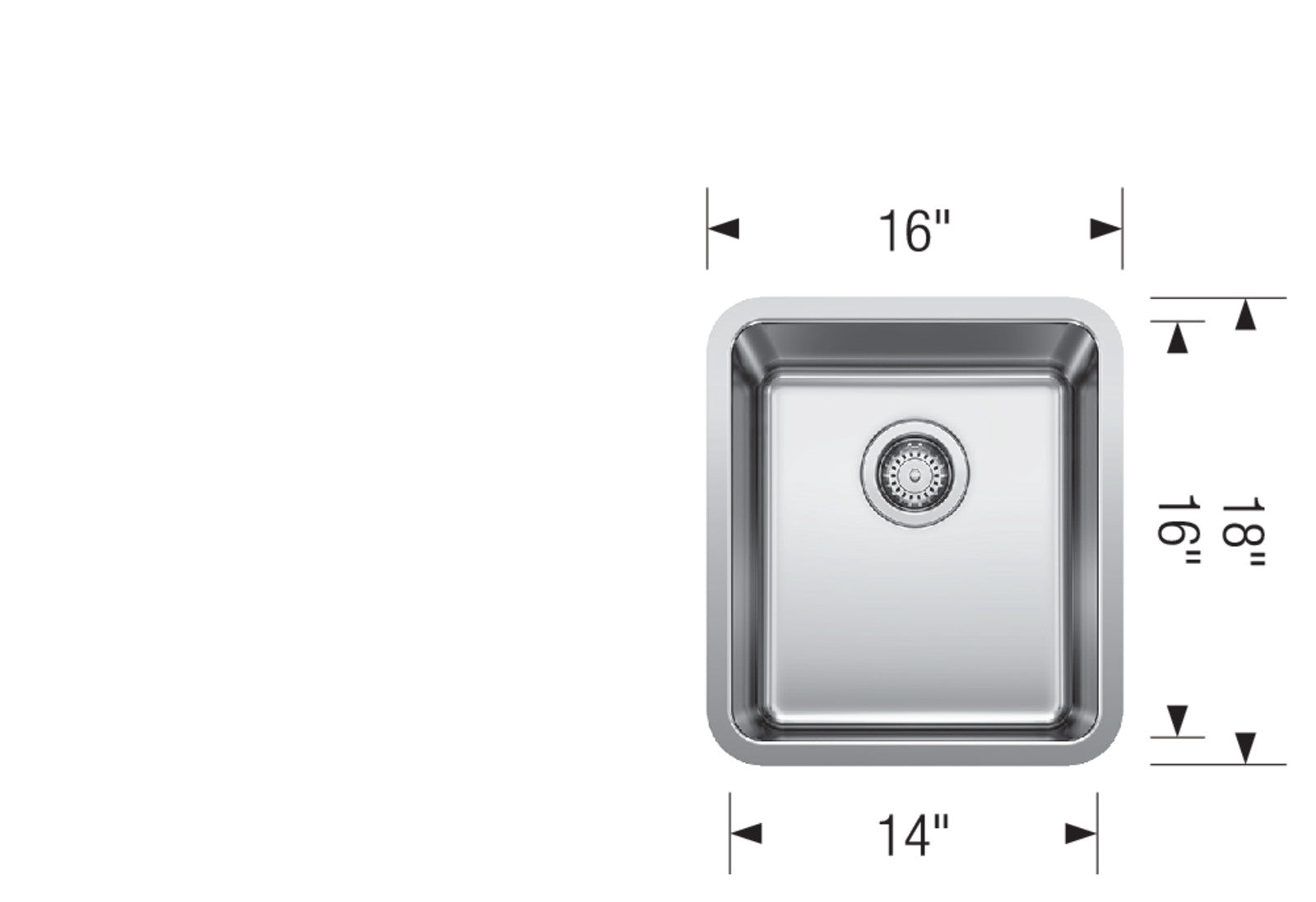 satin polish stainless steel sink