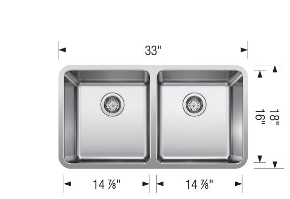 satin polish stainless steel sink