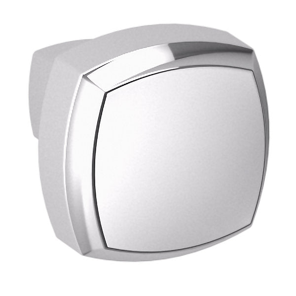 polished chrome knob