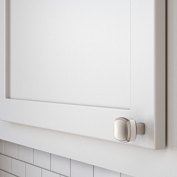 satin nickel knob
