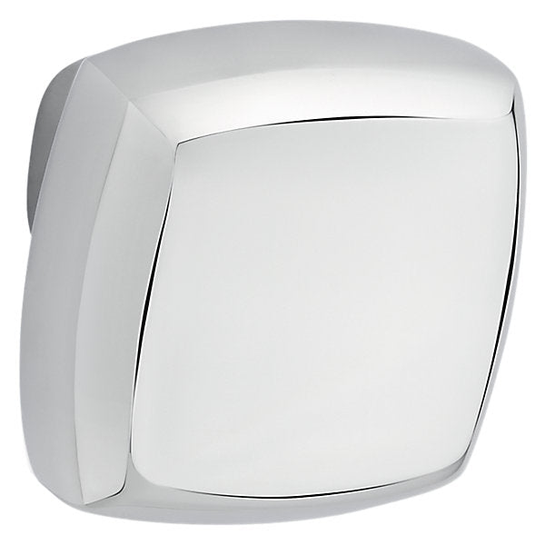 polished chrome knob