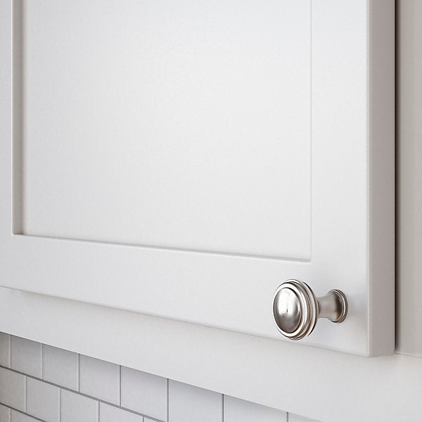satin nickel knob
