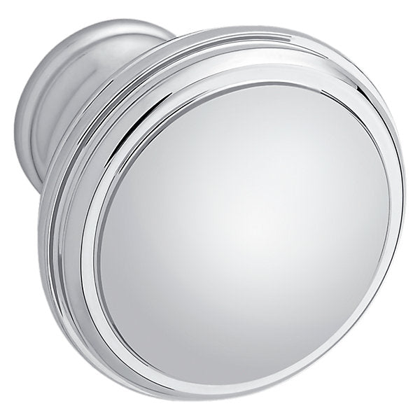polished chrome knob