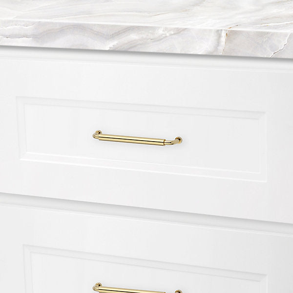 polished brass pull