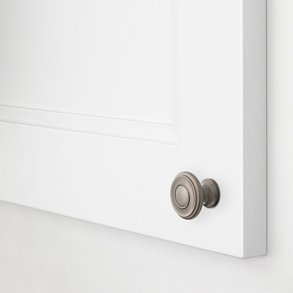 satin nickel knob