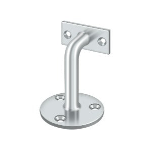 polished chrome handrail brackets