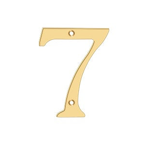 pvd polished brass numbers