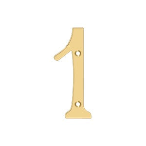 pvd polished brass numbers