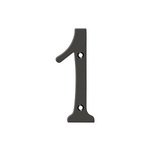 Deltana 4" Solid Brass Number 1