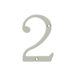 Deltana 4" Solid Brass Number 2
