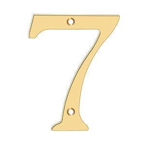 pvd polished brass numbers