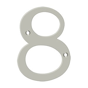 Deltana 6" Solid Brass Number 8
