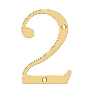 pvd polished brass numbers