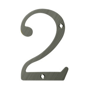 Deltana 6" Solid Brass Number 2
