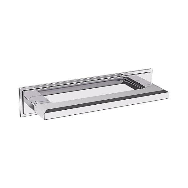 polished chrome back plate