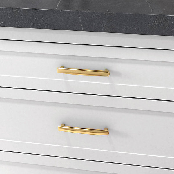 polished brass pull