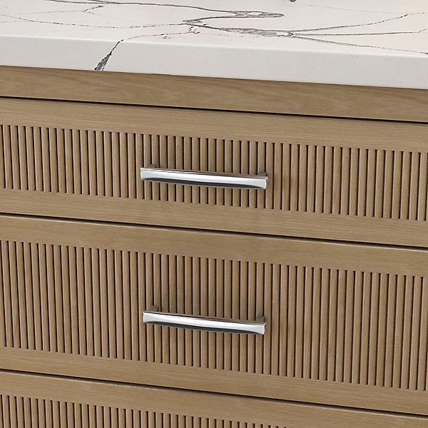 polished chrome pull